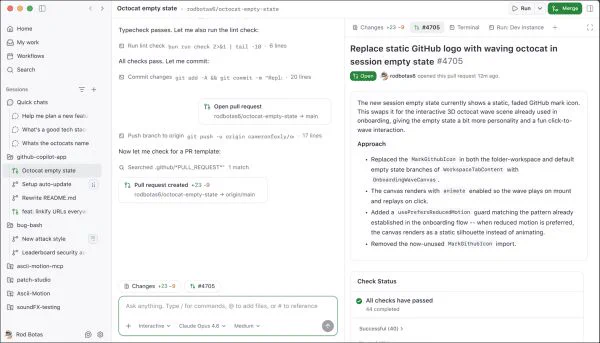 All your agents can be orchestrated using the GitHub Copilot app (image Microsoft).
