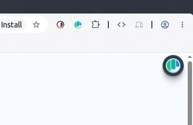 A browser with a Polypane button in the top right