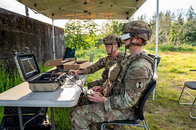 Soldiers with 1-23 IN, 7th Infantry Division, tested the Neros Archer FPV drone during a live-fire strike exercise at Joint Base Lewis-McChord.