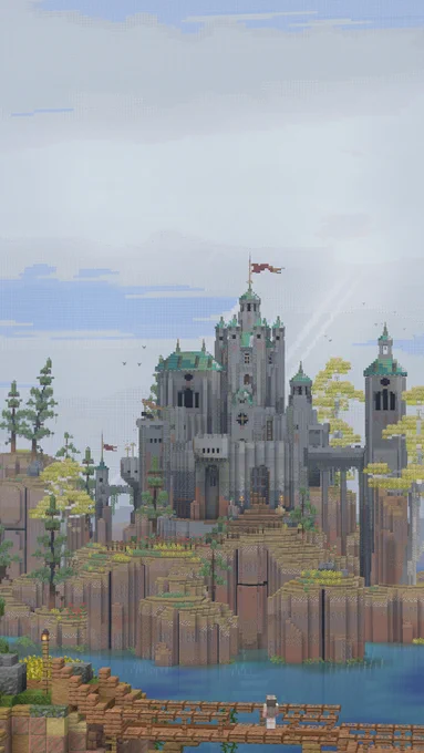 This is my first time posting anything. "A Small Castle on an Island"