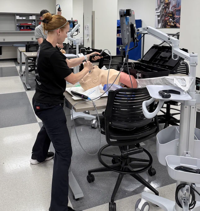 Emory EM participated in a HALO Procedures workshop during Emory EM's Faculty Development Day at the School of Medicine.