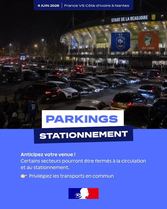 Parkings et stationnement : Anticipez votre venue ! Certains secteurs pourront être fermés à la circulation et au stationnement. Privilégiez les transports en commun.