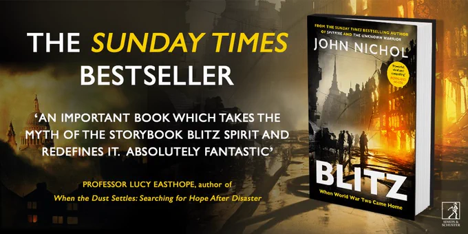 Graphic showing book cover saying Sunday Times bestseller 