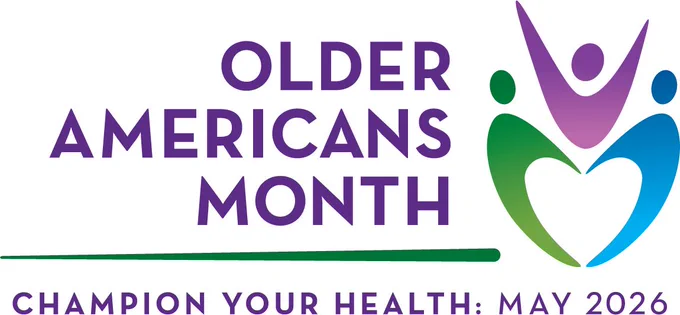 Graphic for Older Americans Month