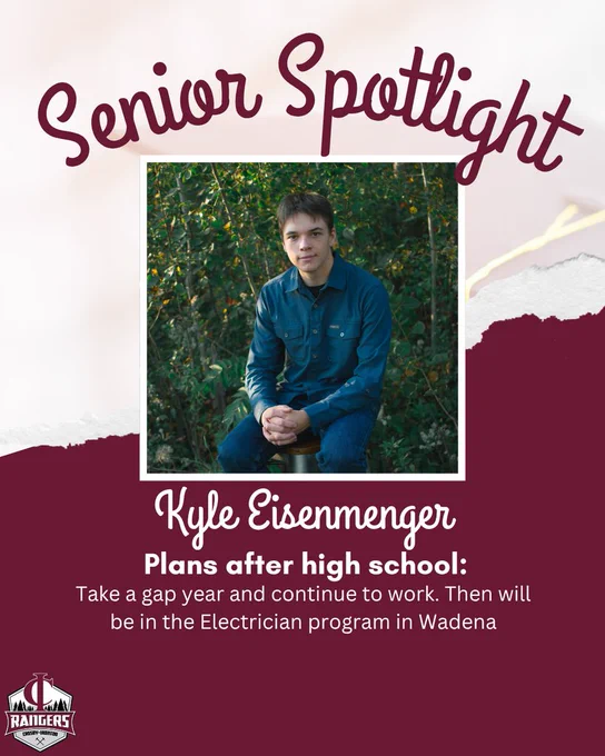 Class of 2026 senior spotlight Kyle Eisenmenger