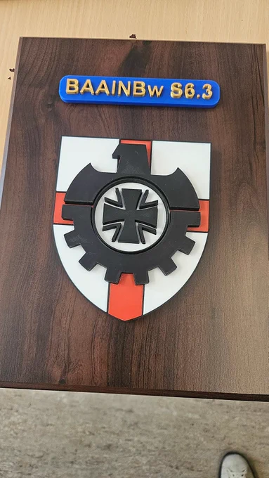 unsere 3D gedruckten Wappen