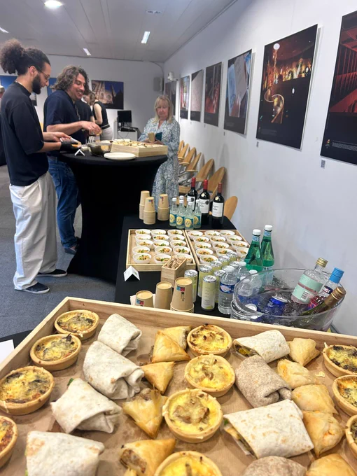 Big thanks to our F&B supports: Mok-Nic, Brussels based caterers who provided an excellent menu of Moroccan inspired bites; and drinks selection from Belgian Spirits Company