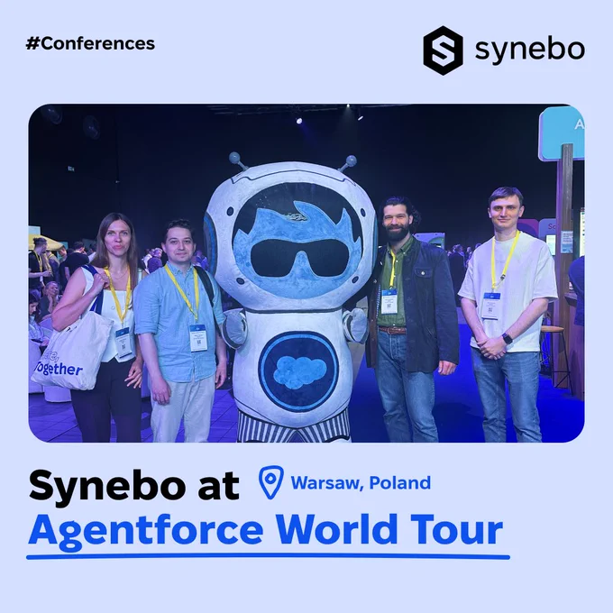 Synebo at Agentforce World Tour in Warsaw