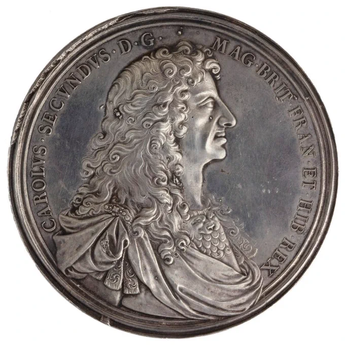 Medal celebrating Charles II's return, by John Roettier © NPG 6076