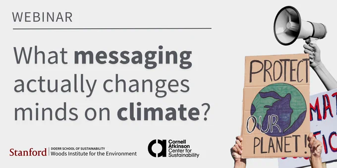 Webinar: What messaging actually changes minds on climate? 