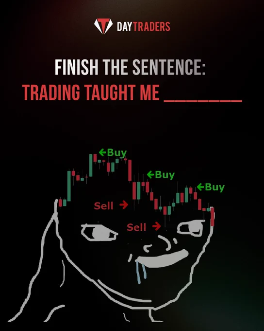 Finish the sentence: Trading taught me...