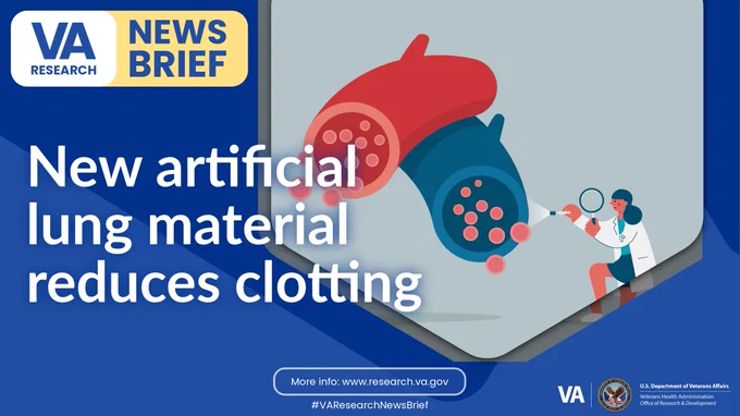 New artificial lung material reduces clotting
