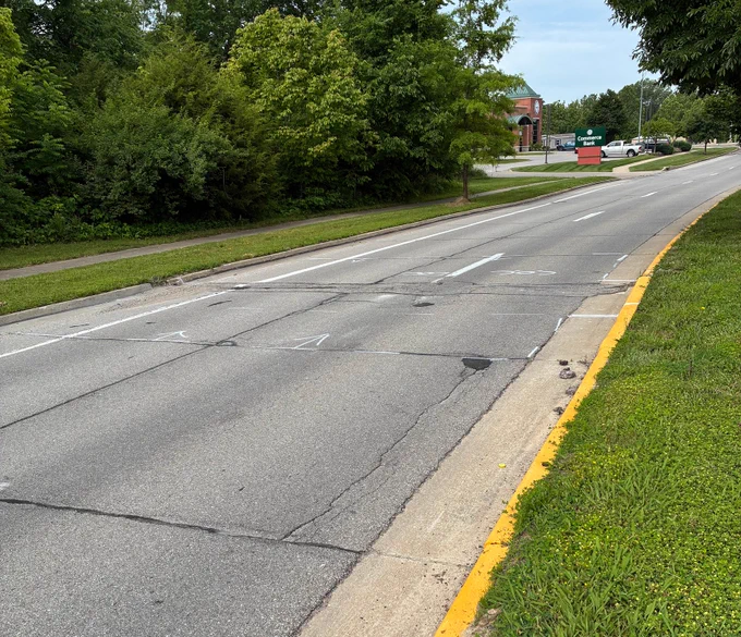 East Brown School Road near Moser's on Rangeline.