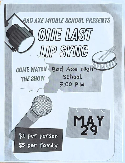 One Last Lip Sync at the Bad Axe High School 