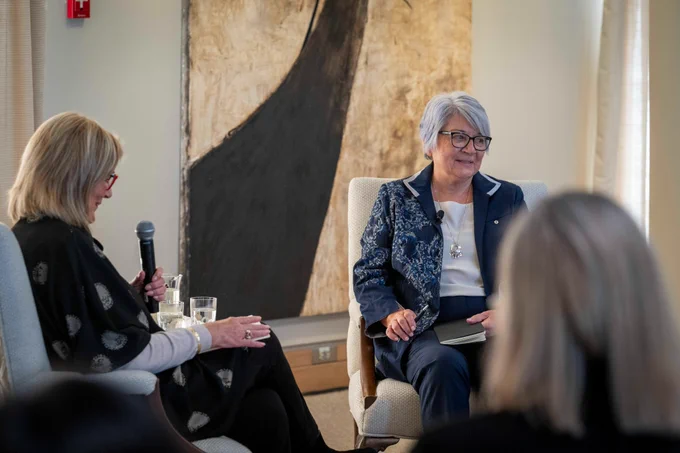 Her Excellency the Right Honourable Mary Simon participates in her Mental Health Learning and Listening Tour. Photo courtesy of Rideau Hall.