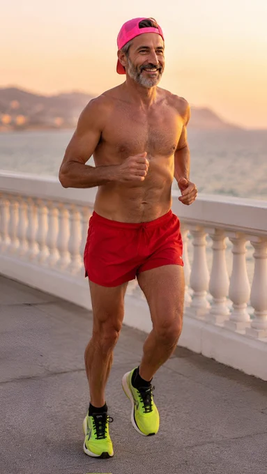 Bringing some bright vibes to the boardwalk. Ready to conquer the miles!"