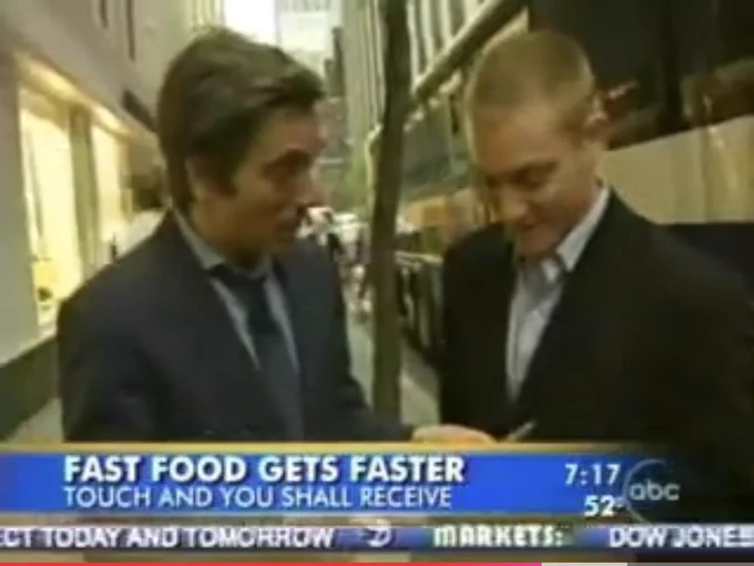 David Muir, then of Good Morning America, interview Olo Founder & CEO Noah Glass on September 21, 2006