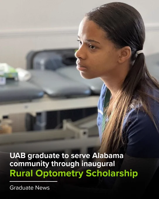 Photo of Malia McDowell, O.D., a 2026 graduate of the University of Alabama at Birmingham School of Optometry.
