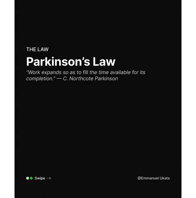 Parkinson's Law