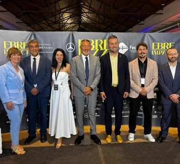 El conseller d'Empresa i treball, Miquel Sàmper, a l’obertura de les Jornades EbreBizz a les Terres de l'Ebre