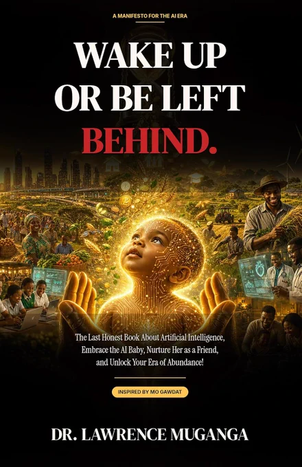 Free Kindle Ebook - WAKE UP OR BE LEFT BEHIND: The Last Honest Book About Artificial Intelligence, by DR. LAWRENCE MUGANGA