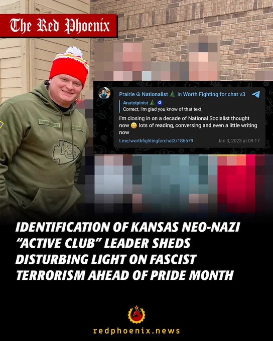 Identification of Kansas neo-Nazi “Active Club” leader sheds disturbing light on fascist terrorism ahead of Pride Month
