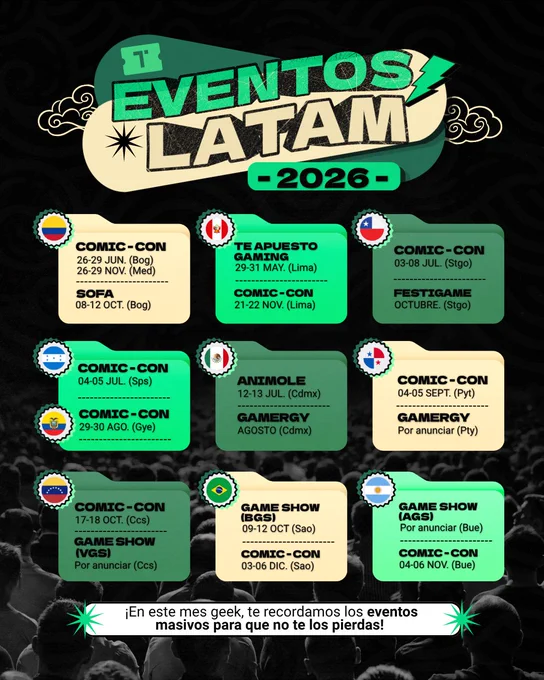 Eventos Geek Latam