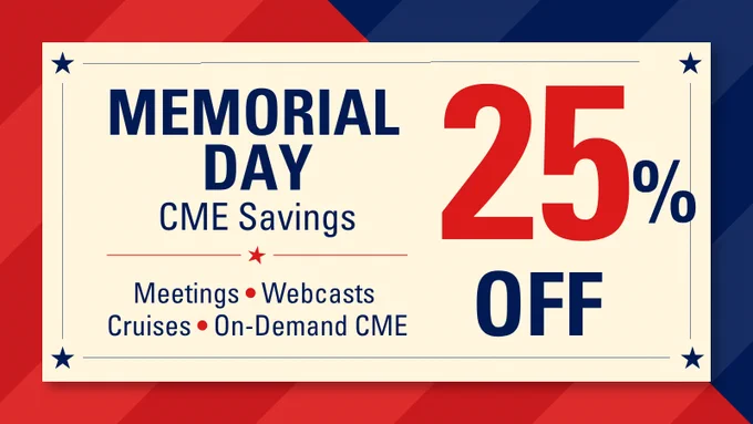 25% off CME through May 29 at midnight.
