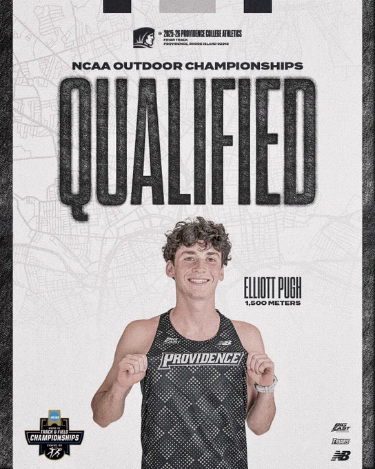 NCAA Outdoor Championships Qualified Elliott Pugh 1,500 Meters