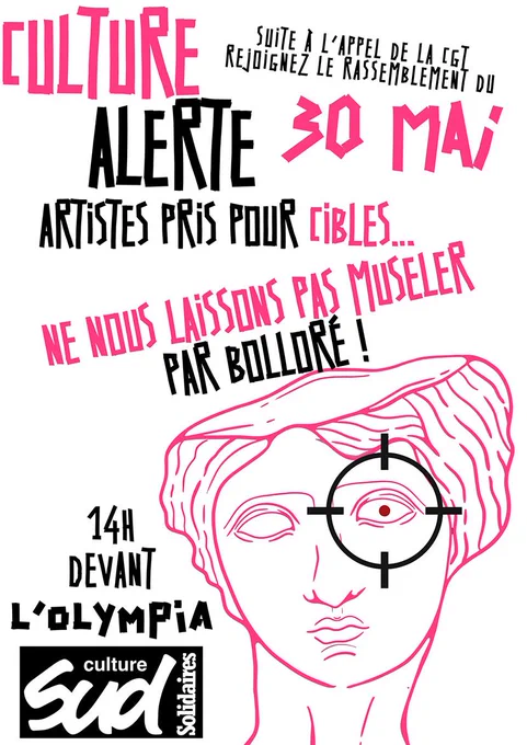 Artistes pris pour cibles... Ne nous laissons pas museler par Bolloré !