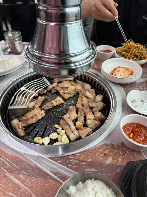 hyung bought this! samgyupsal! 😋🤤