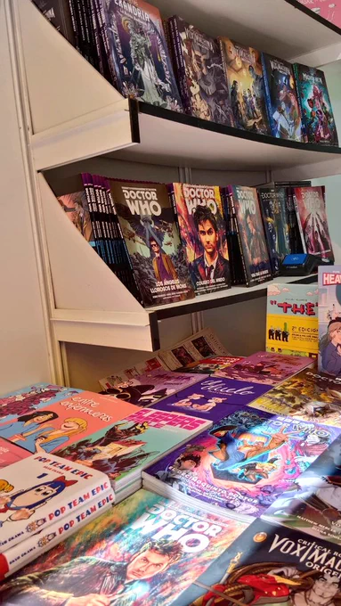 Caseta de Fandogamia en la Feria del Libro de Madrid.