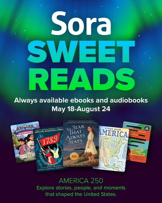 Sora Sweet Reads May 18-August 24