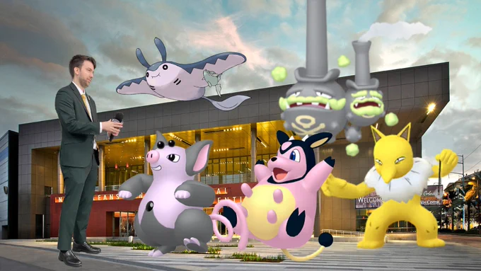 AlphaFeeb with Mantine, Grumpig, Miltank, Galarian Weezing, and Hypno