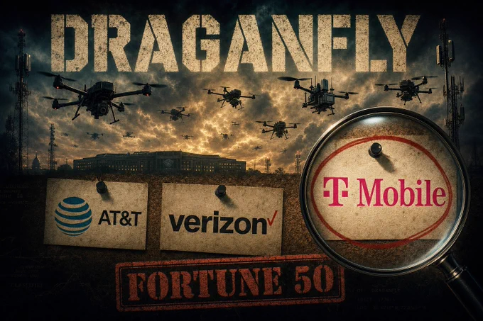 Draganfly ($DPRO) customer is probably T-Mobile ($TMUS).