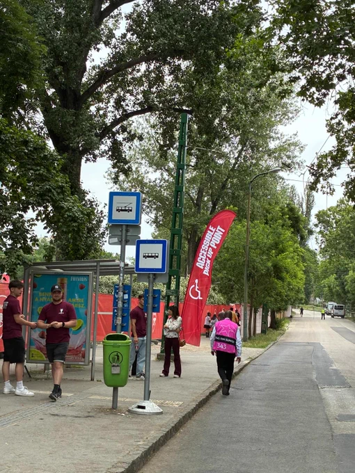Image show the Accessible Bus stop