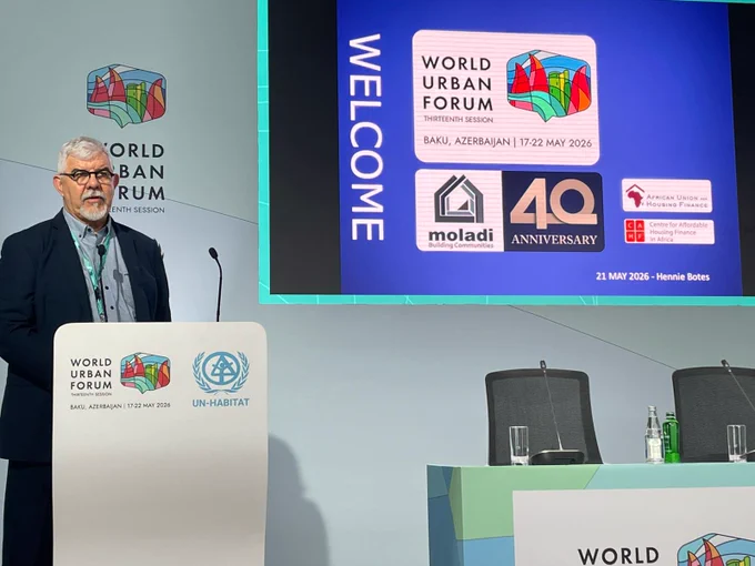 Selected by UN-Habitat Practices Hub as a recognised “good practice” in global housing delivery-featured in permanent repository 40 years later, our belief remains unchanged Housing crisis is a production problem
#moladi #HennieBotes #WUF13
