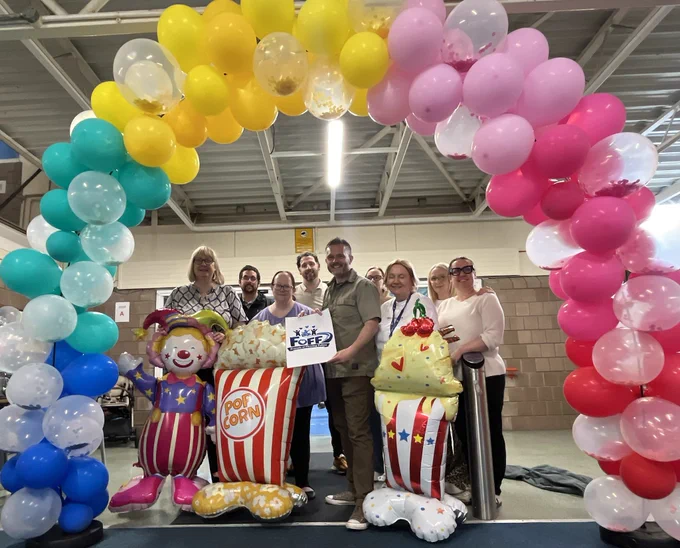 Robbie with the FOFF team