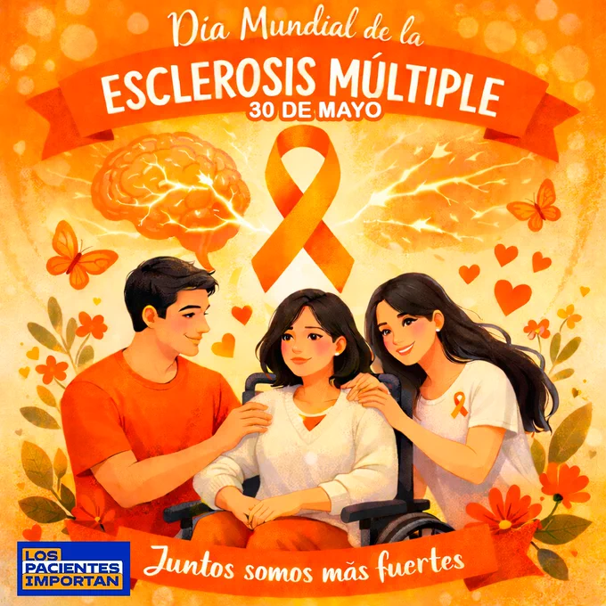 📣 Hoy es el día mundial de la #EsclerosisMúltiple 
La campaña de este año es lograr mejorar el acceso global a un tratamiento eficaz contra la esclerosis múltiple🧡
Reconocemos el trabajo que @_esmup realiza en el país🇵🇪. 
#MyMSDiagnosis #LosPacientesImportan 