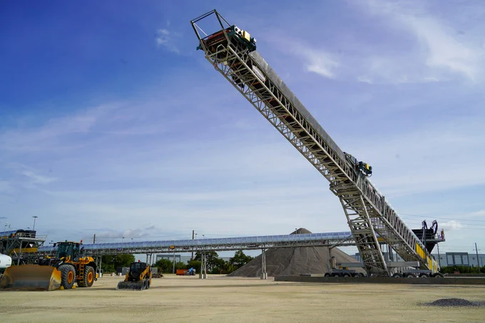 Cemex's Aggregate terminal in the Port of Tampa.