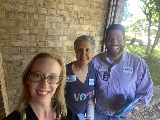 L to R Jennifer Reesman, Adam Van Grack and Cheryl Kagan