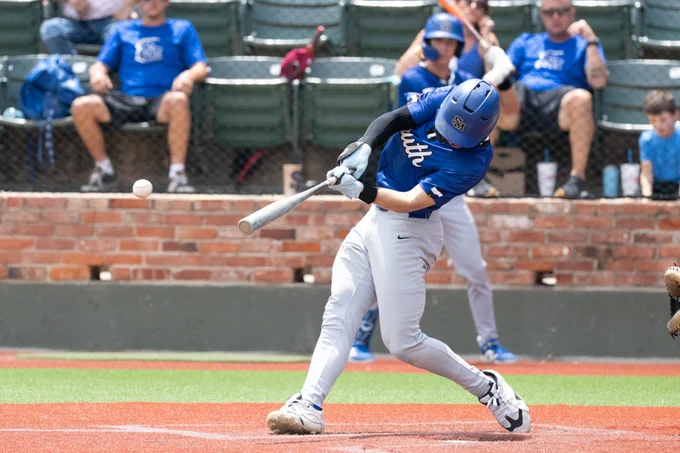 Freshman Aidan Murphy had a big day at the plate for SMCC a in its win over Pasco-Hernando State College on May 30. He had four RBIs on the day thanks to a two-run home run and a two-run single in the ninth that tied the game. 