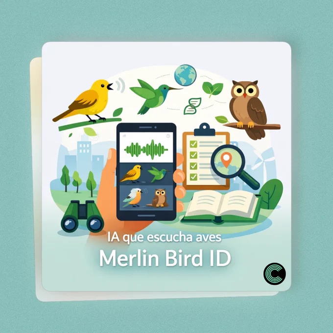 Merlin Bird ID: la IA que traduce cantos en ciencia ciudadana