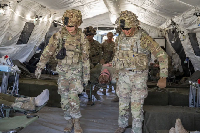 Ivy Mass brought 4ID Soldiers, U.S. Air Force Airmen from the 621st Mobility Support Operations Squadron and medical personnel from the 627th Hospital Center together for joint MEDEVAC training.
