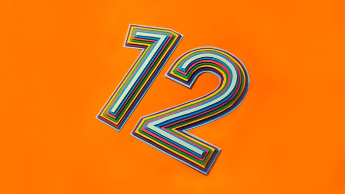 Imagen con un número 12