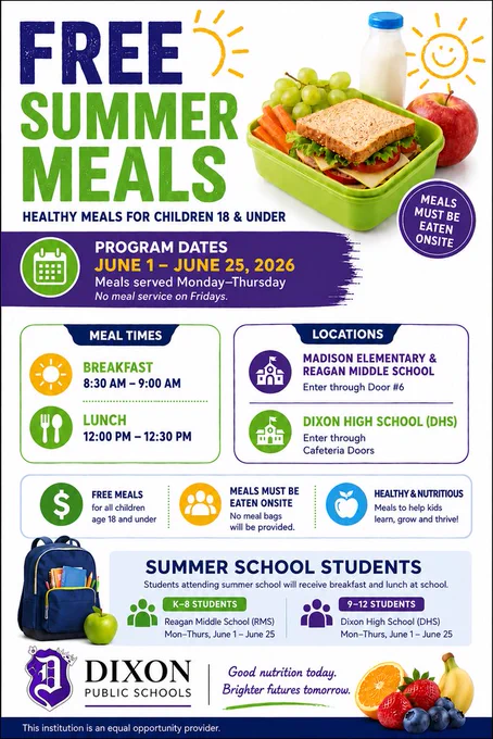 summer eats flyer