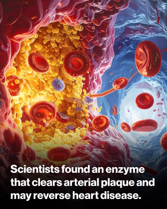 Recent breakthrough by Italian researchers identifying bacterial enzymes delivered via nanoparticles to break down arterial plaque, the fatty, calcified buildup that narrows blood vessels and drives heart disease. 

Atherosclerosis develops over years as cholesterol, inflammation, and cellular debris accumulate in artery walls, forming unstable plaques prone to rupture and causing heart attacks or strokes.

In preclinical studies, these targeted bio-catalysts reportedly degrade the fibrin-lipid matrix within plaques upon detecting inflammatory signals, potentially restoring blood flow without surgery, stents, or bypass procedures. 

The approach aims to dissolve blockages selectively while minimizing damage to healthy tissue. If successful in humans, it could transform cardiovascular care by reversing established disease rather than merely slowing progression. However, experts caution this remains early-stage research.