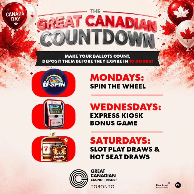 The Great Canadian Countdown at Great Canadian Casino Resort Toronto