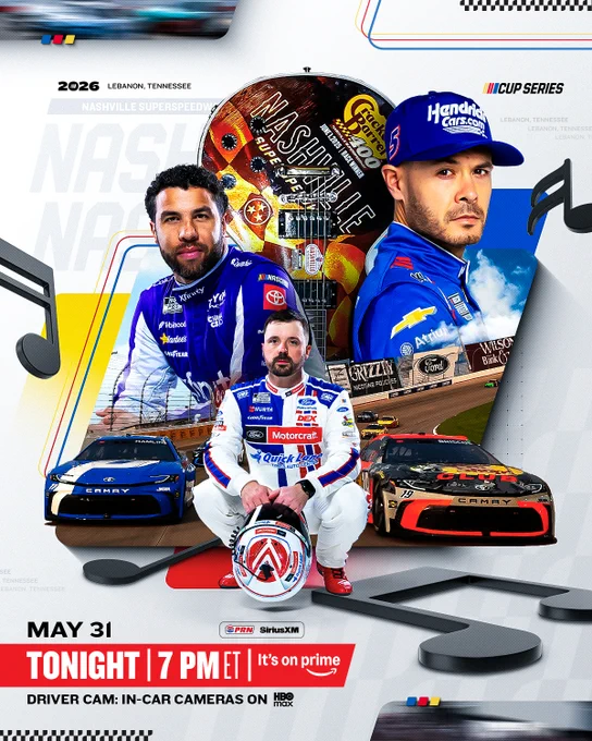 Tune-in graphic for Nashville. Tonight, 7 p.m. ET on Prime Video.