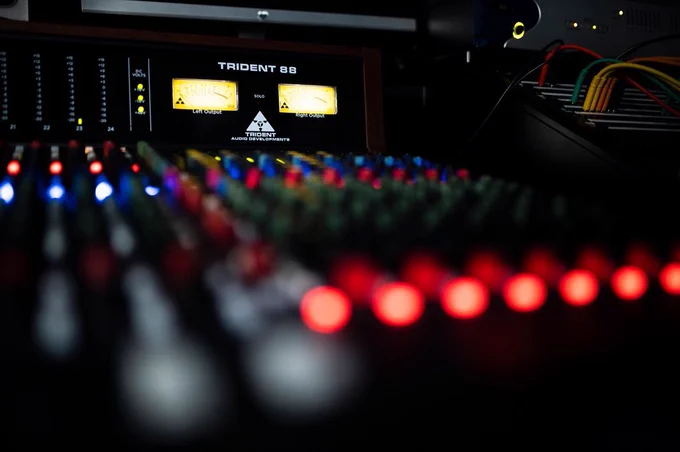 Trident 88 console at Clip Recording Studio